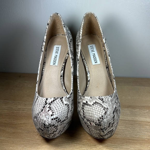 Steve Madden Nala Snake Print Pumps Women’s Size 7.5 - Picture 6 of 13